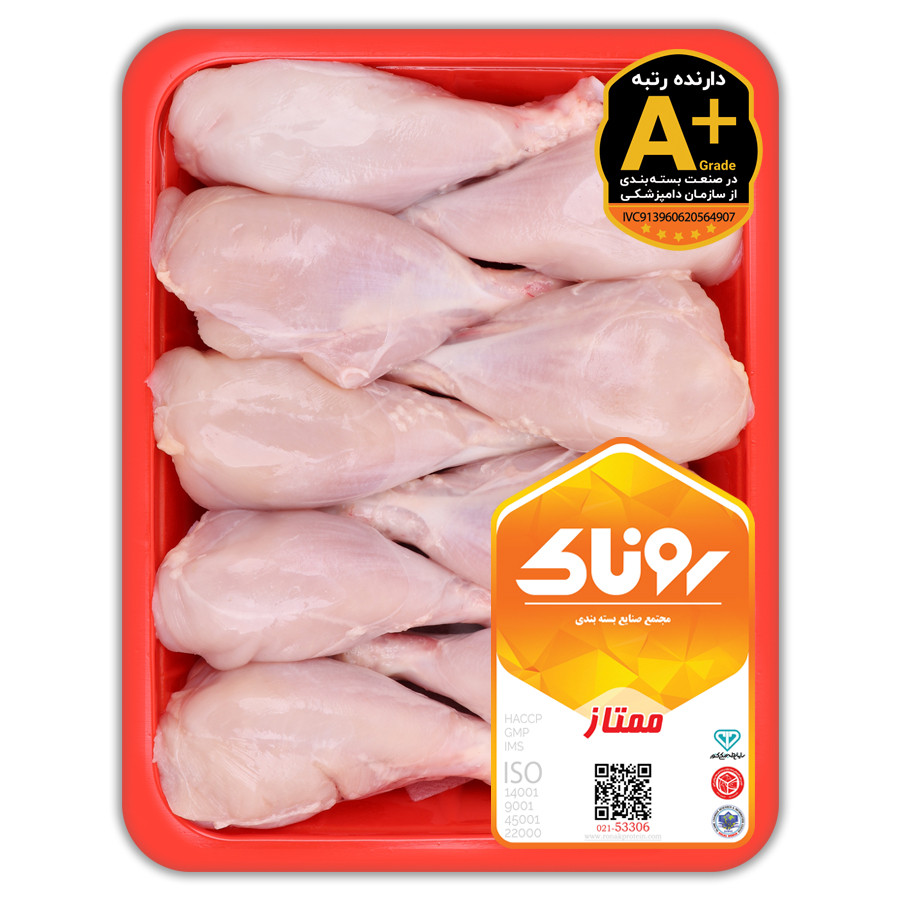 ساق مرغ بدون پوست ۱۸۰۰ گرم کشتار روز